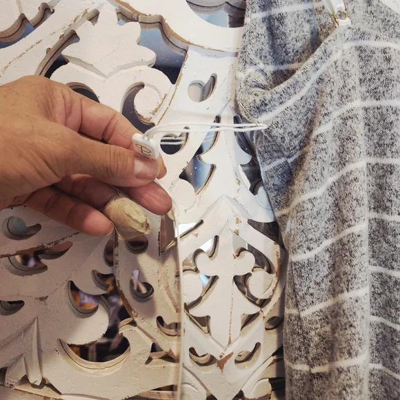 BEACH BUNNY PEYTON BODYSUIT STRIPES FRONT BOW DETAIL NWT SZ LARGE - Picture 6 of 15